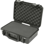 SKB Cases iSeries Protective Case With Cubed Foam And Snap-Down Handle, 16inH x 10inW x 7inD, Black