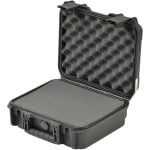 SKB Cases iSeries Injection-Molded Mil-Standard Waterproof Case With Foam, 12inH x 9inW x 4-1/2inD, Black