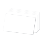 Office Depot Brand Index Cards, Blank, 5in x 8in, White, Pack Of 300