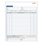 Adams Carbonless Purchase Order Book, 8 3/8in x 10 11/16in, 2-Part, 50 Set Pad