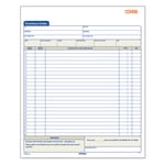 Adams Carbonless Purchase Order Book, 8 3/8in x 10 11/16in, 3-Part, 50 Set Pad