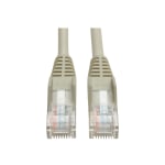 Eaton Tripp Lite Series Cat5e 350 MHz Snagless Molded (UTP) Ethernet Cable (RJ45 M/M), PoE - Gray, 6 ft. (1.83 m) - Patch cable - RJ-45 (M) to RJ-45 (M) - 6 ft - UTP - CAT 5e - IEEE 802.3ba - molded, snagless, stranded - gray