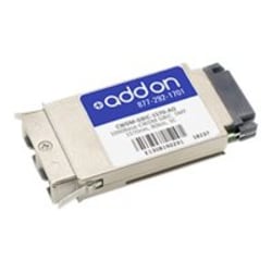 AddOn Cisco CWDM-GBIC-1570 Compatible GBIC Transceiver - GBIC transceiver module - GigE - 1000Base-CWDM - 1570 nm - for Cisco Catalyst 29XX, 3550 24; Network Service Engine 100; Supervisor Engine 2, 2 2GE, I, V