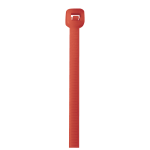 Partners Brand Color Cable Ties, 14in, Fluorescent Red, Case Of 1,000