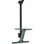 Peerless-AV Modular MOD-FPSKIT150-B Ceiling Mount for Flat Panel Display - Black - 39in to 75in Screen Support - 264 lb Load Capacity - 700 x 400, 600 x 400 - VESA Mount Compatible - 1