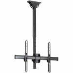 StarTech.com Ceiling TV Mount For 32in to 75in TVs, 1.8ft to 3ft Short Pole