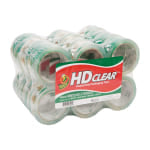 Duck HD Clear Heavy-Duty Packaging Tape, 1-7/8in, Crystal Clear, Box Of 24 Rolls