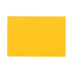 LUX Flat Cards, A2, 4 1/4in x 5 1/2in, Sunflower Yellow, Pack Of 50