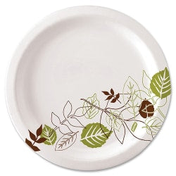 DIXIE ULTRA 8 1/2IN HEAVY-WEIGHT PAPER PLATES BY GP PRO (GEORGIA-PACIFIC), PATHWAYS, 500 PLATES PER CASE