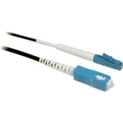 C2G-5m LC-SC 9/125 OS1 Simplex Singlemode PVC Fiber Optic Cable - Black - 5m LC-SC 9/125 Simplex Single Mode OS2 Fiber Cable - Black - 16ft