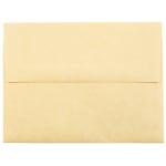 JAM Paper Booklet Invitation Envelopes, A2, Gummed Seal, 30% Recycled, Antique Gold, Pack Of 25