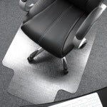 Floortex Ultimat Polycarbonate Lipped Chair Mat For Carpets Over 1/2in Thick, 48in x 53in, Clear