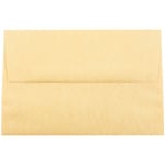 JAM Paper Booklet Invitation Envelopes, A8, Gummed Seal, 30% Recycled, Antique Gold, Pack Of 25