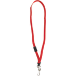 Partners Brand Breakaway Lanyards, 38in, Red, Case Of 24