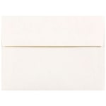 JAM Paper Parchment Booklet Invitation Envelopes, A6, Gummed Seal, 30% Recycled, White, Pack Of 25