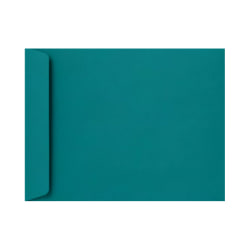 LUX Open-End 10in x 13in Envelopes, Peel & Press Closure, Teal, Pack Of 1,000