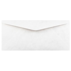 JAM Paper #9 Tyvek Envelopes, Gummed Closure, White, Pack Of 50