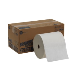 Brawny Professional by GP PRO F900 Pick-A-Size Long Distance Disposable Cleaning 1-Ply Paper Towels, 690 Sheets Per Roll, Pack Of 2 Rolls