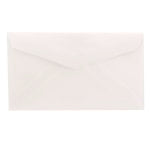 JAM Paper Translucent Vellum Invitation Envelopes, 2 Pay, 2 1/2in x 4 1/4in, Gummed Seal, Clear, Pack Of 25