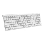 B3E - Keyboard - Bluetooth - QWERTY - US - white