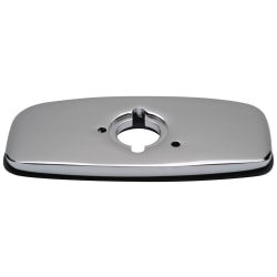 Zurn Centerset Single Post Sensor Faucet Cover Plate, 4in, Chrome, P6900-CP4