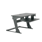 AbilityOne Sit-Stand Workstation Desk Riser, 24inH x 35-7/16inW x 23-1/4inD, Black