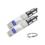 AddOn 3m Industry Standard QSFP+ DAC - Direct attach cable - QSFP+ to QSFP+ - 10 ft - twinaxial