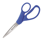 Westcott All-Purpose Preferred Scissors, 7in, Pointed, Blue