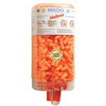 Mellows Foam Ear Plugs, Foam, Bright Orange, Uncorded, Four Dispenser Case