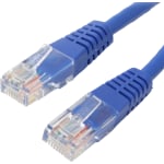 4XEM 3FT Cat6 Molded RJ45 UTP Ethernet Patch Cable (Blue) - 3 ft Category 6 Network Cable for Network Device, Notebook, Computer, Switch, Router, Gaming Console - First End: 1 x RJ-45 Network - Male - Second End: 1 x RJ-45 Network - Male