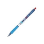 Pilot B2P Bottle-2-Pen Retractable Ball Point Pen, 1 mm, Red Ink, Translucent Blue Barrel, Pack Of 12