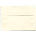 JAM Paper Booklet Envelopes (Strathmore Paper), #4 Bar (A1), Gummed Seal, Strathmore Natural White Laid, Pack Of 25