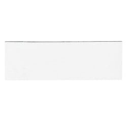 Partners Brand Warehouse Labels, Magnetic Strips, 1in x 3in, White, Case of 25