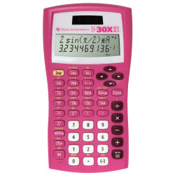 Texas Instruments TI-30X IIS Solar Scientific Calculator, Pink