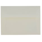 JAM Paper Booklet Invitation Envelopes, A7, Gummed Seal, Laid Finish, Strathmore Natural White, Pack Of 25