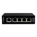 StarTech.com 5 Port Unmanaged Industrial Gigabit Ethernet Switch - DIN Rail / Wall-Mountable - Network up to 5 Ethernet devices through a rugged industrial Gigabit Ethernet switch - 5 Port Unmanaged Industrial Gigabit Ethernet Switch