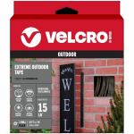 VELCRO Brand Industrial Strength Velcro Self Stick Tape, 10inW x 1ft, Black