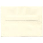 JAM Paper Booklet Invitation Envelopes, A6, Gummed Seal, Via Linen, 30% Recycled, Natural White, Pack Of 25