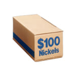 PM Company Coin Boxes, Nickels, $100.00, Bundle Of 50