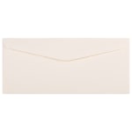 JAM PAPER #10 Business Strathmore Envelopes, 4 1/8 x 9 1/2, Natural White Linen, 25/Pack