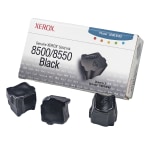 Xerox 8500 Phaser Black Solid Ink, Pack Of 3, 108R00668