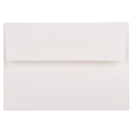 JAM Paper Booklet Envelopes (Strathmore Paper), #4 Bar (A1), Gummed Seal, Strathmore Bright White Wove, Pack Of 25