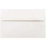 JAM Paper Booklet Invitation Envelopes, A10, Gummed Seal, Strathmore Bright White, Pack Of 25