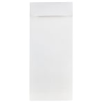 JAM Paper #10 Policy Envelopes, Gummed Seal, Strathmore Bright White, Pack Of 25