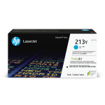 HP 213Y Cyan Extra-High Yield LaserJet Toner Cartridge, W2131Y