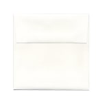 JAM Paper Strathmore Invitation Envelopes, 5 1/4in x 5 1/4in, Gummed Seal, Bright White, Pack Of 25