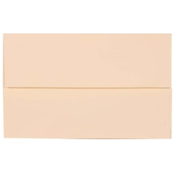 JAM Paper Booklet Invitation Envelopes, A10, Gummed Seal, Strathmore Natural White, Pack Of 25