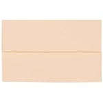 JAM Paper Booklet Invitation Envelopes, A10, Gummed Seal, Strathmore Natural White, Pack Of 25