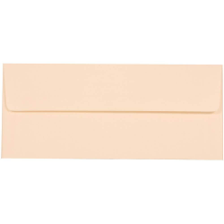 JAM PAPER #10 Business Strathmore Envelopes, 4 1/8in x 9 1/2in, Natural White Wove, Pack Of 25