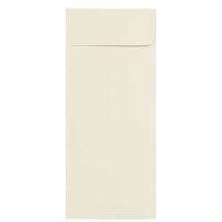 JAM PAPER #12 Policy Business Strathmore Envelopes, 4 3/4in x 11in, Natural White Wove, Pack Of 25